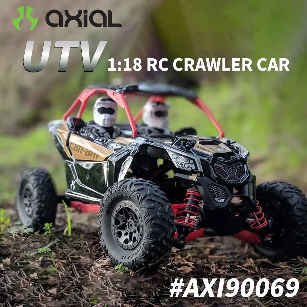 

Модель радиоуправляемого внедорожника AXIAL AX90069 UTV 1/18 4WD, электрическая Игрушечная модель гусеничного автомобиля с батареей