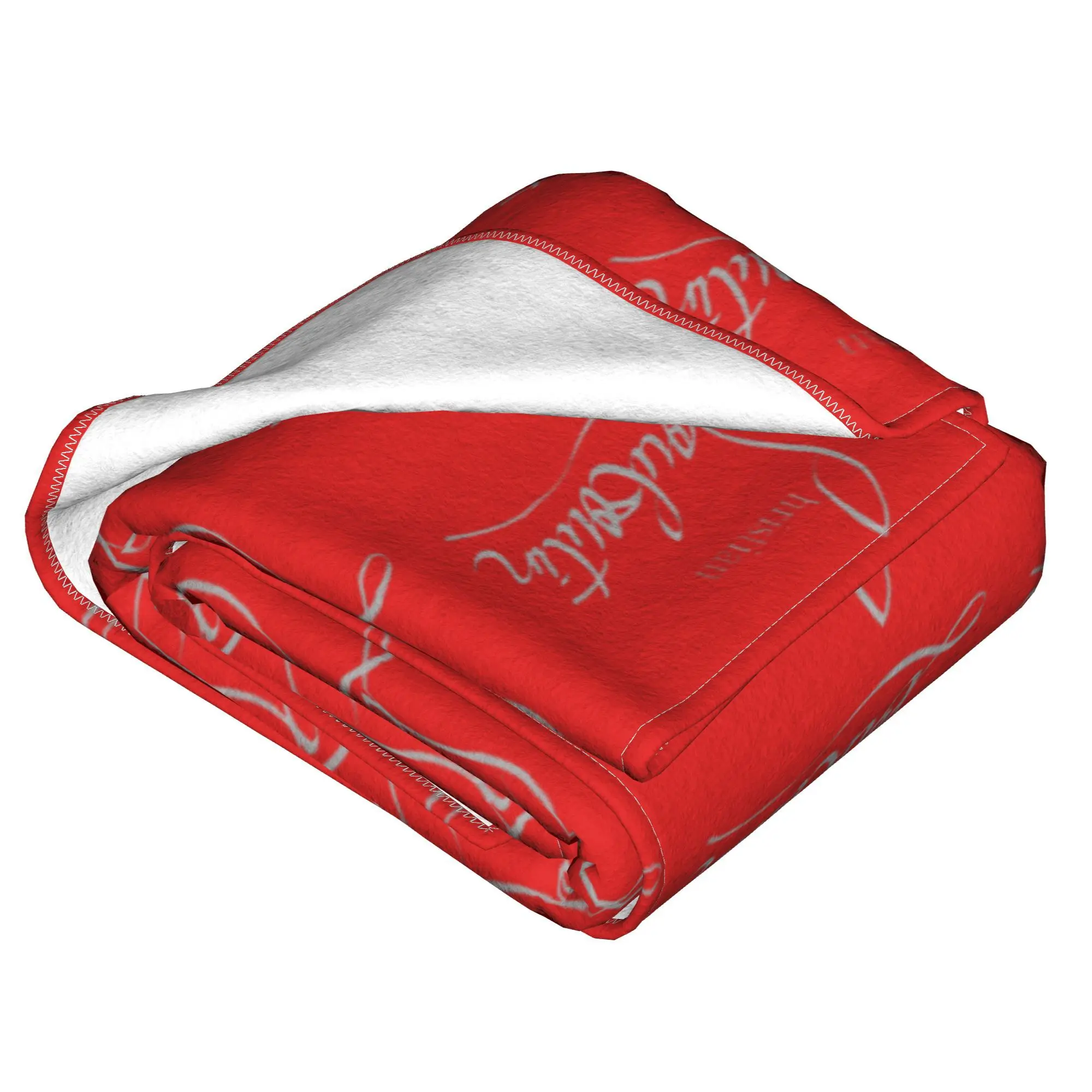 Одеяло с логотипом Кристиан на высоком каблуке Louboutins фланелевое винтажное