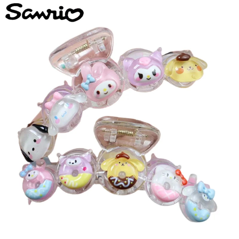 

Sanrio animation peripheral cartoon kawaii cute kulomi cinnamon roll grab clip hair clip creative ponytail clip gift wholesale