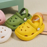 summer childrens slippers outdoor beach boys girls hole shoes eva comfortable soft slides home non slip breathable baby sandals