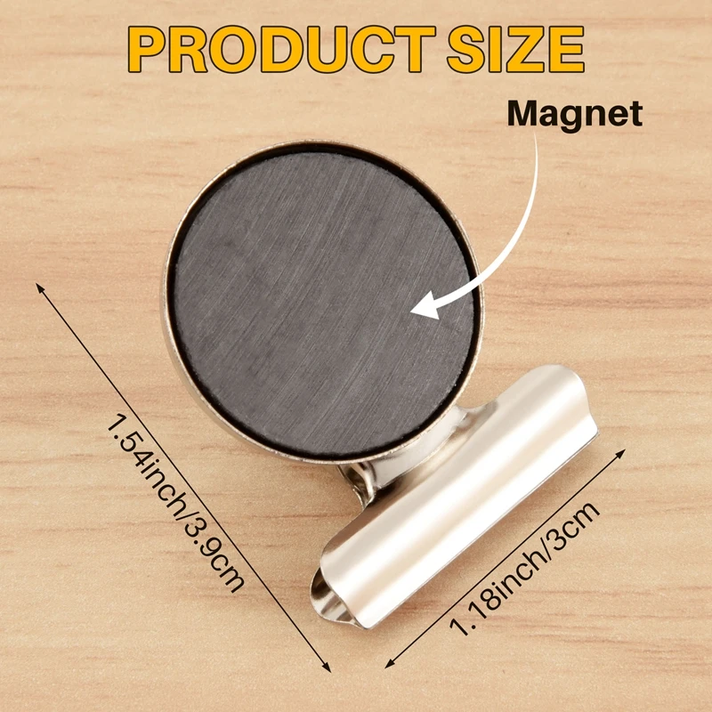 5Pcs Fridge Magnet Clips Message Note Holder Grip Magnetic Home Office Metal