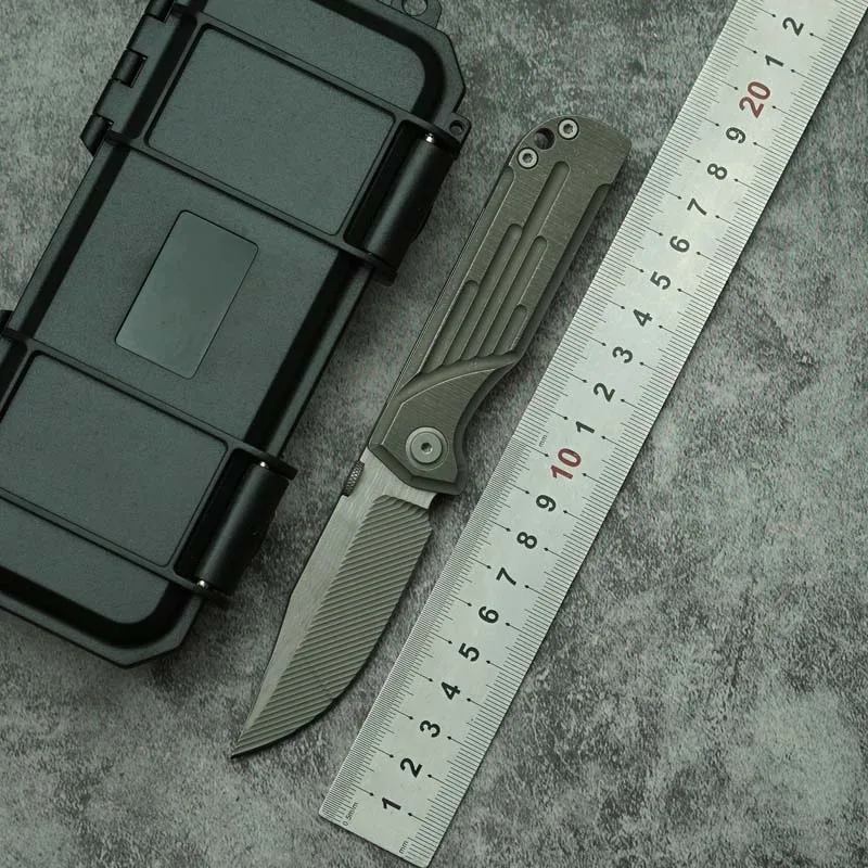 LEMIFSHE Squirrel Master XL Титановая ручка D2 Лезвие Керамический подшипник EDC Инструмент