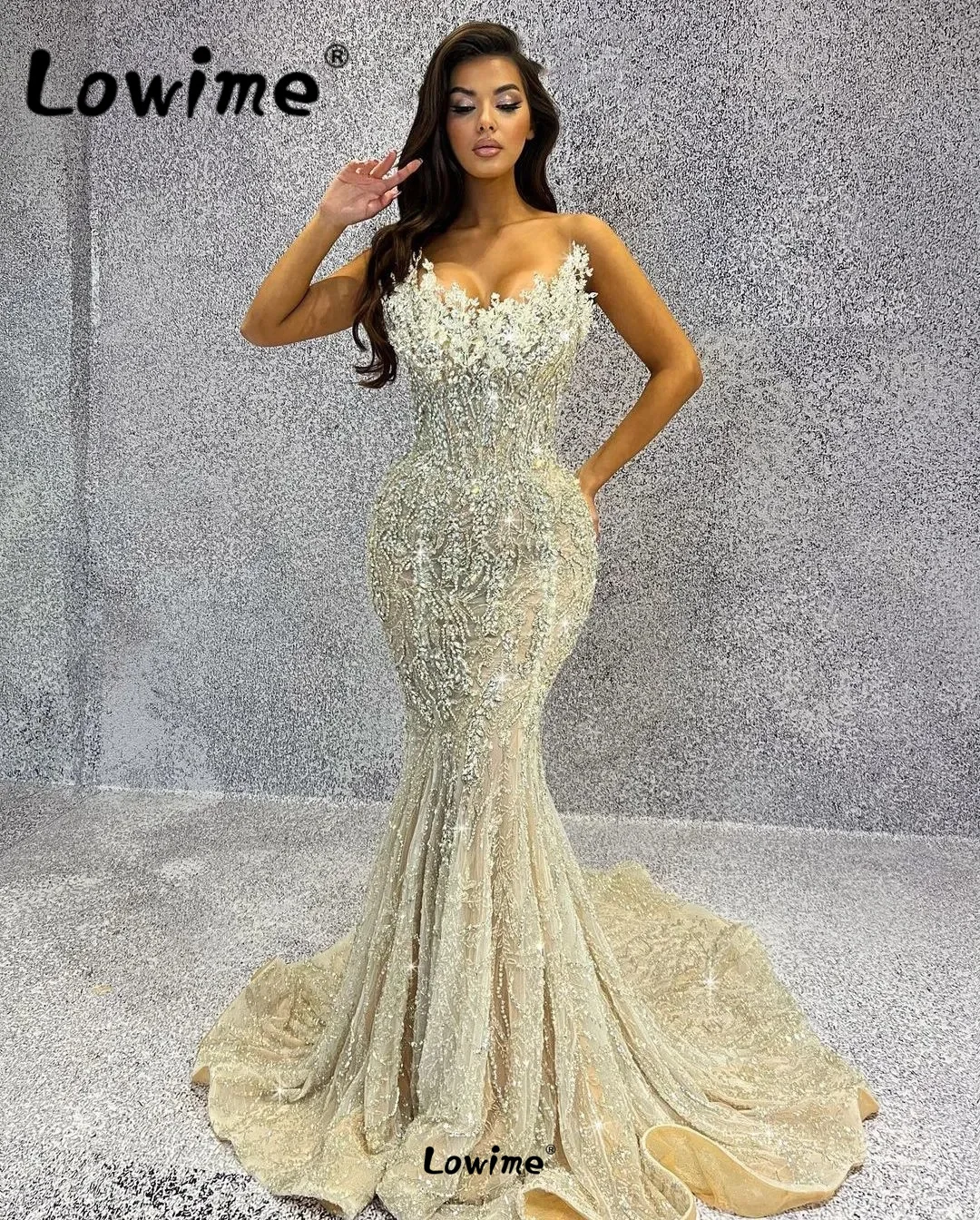 

Luxury Sparkly Crystals Long Party Dresses Sweetheart Mermaid Celebrity Dress Arabic Women Evening Gowns 2023 Couture Prom Dress