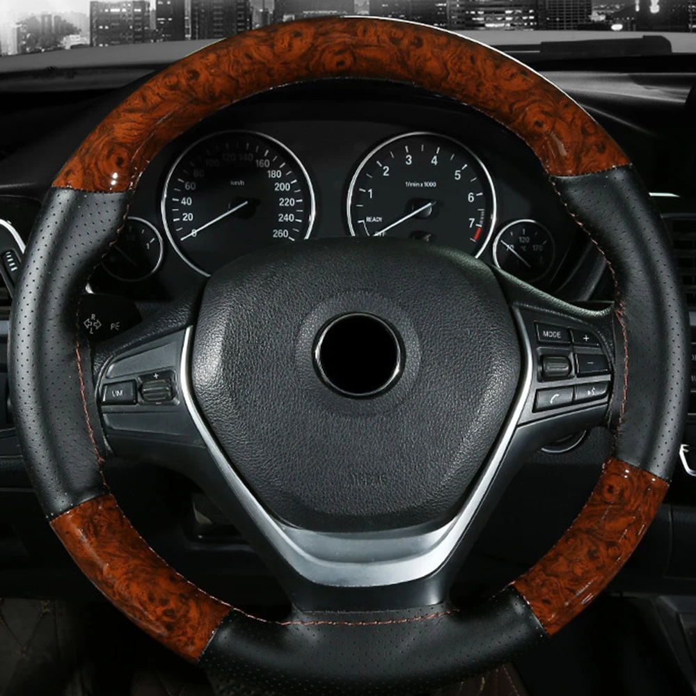 

Useful Durable High Quality Steering wheel cover With Needles And Thread