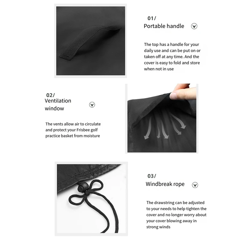 Универсальные диски для гольфа крышка корзины водонепроницаемый летающий диск