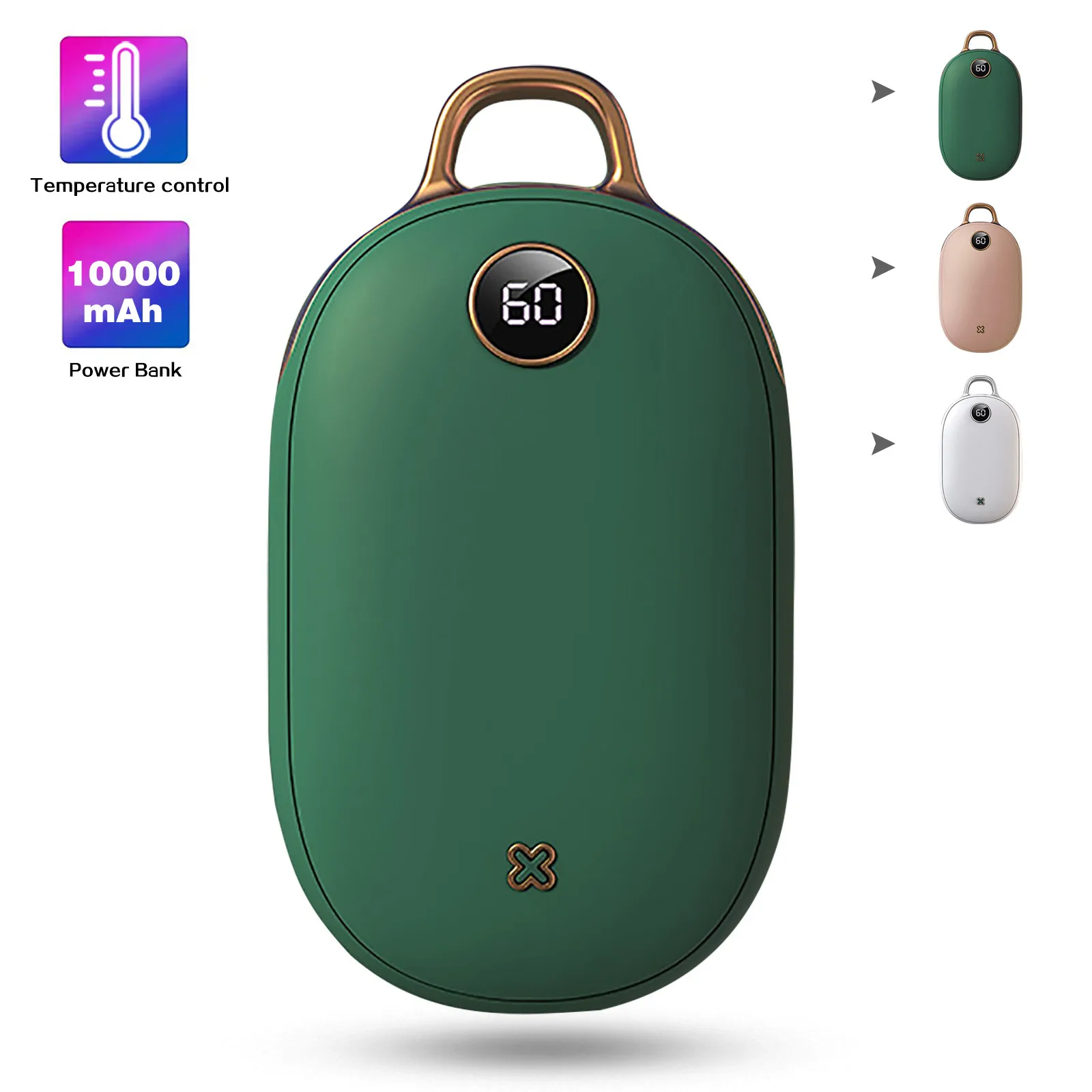 

Hand Warming Mini Cute Mini USB Charger Portable Reusable Heat Pads with Metal Disc for One Click Heating Hand Warmer Charger