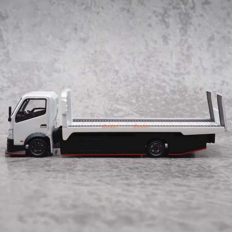 Фото MT 1:64 Transporter Dekotora грузовик Полнопольный контейнерный прицеп Wrecker Модель из сплава для праздничного подарка другу. №4