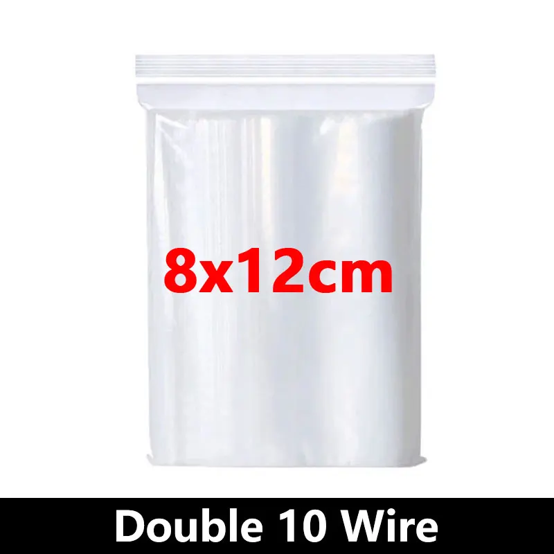 

Прозрачные герметичные пакеты на молнии, пластик, 100/200/500 шт.