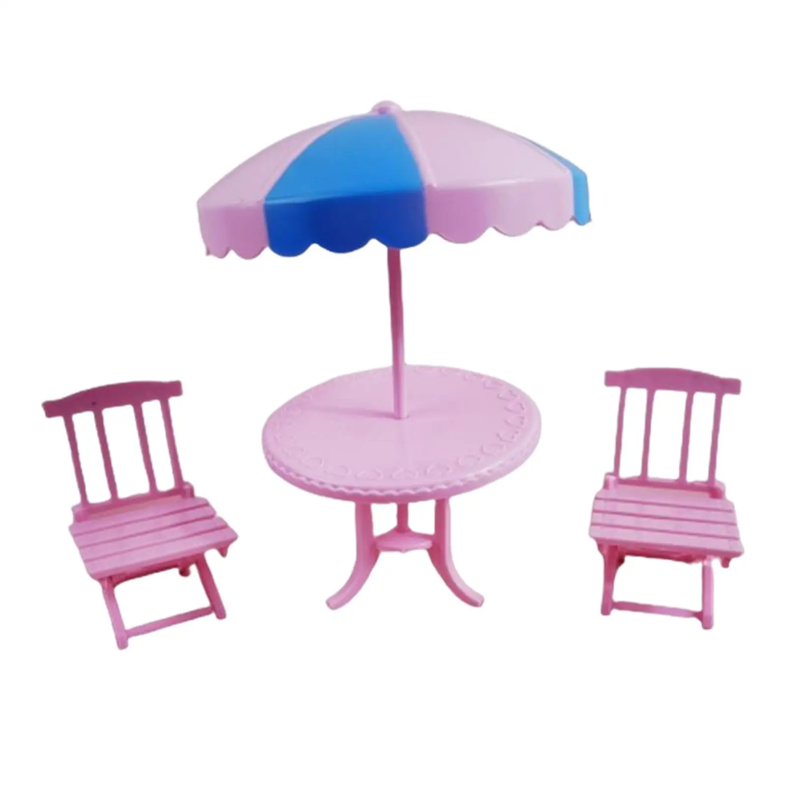 

Simulation 16cm Mini Dollhouse Chair Furniture Model beach Scenery Delicate DIY 16cm Scale Chair Model