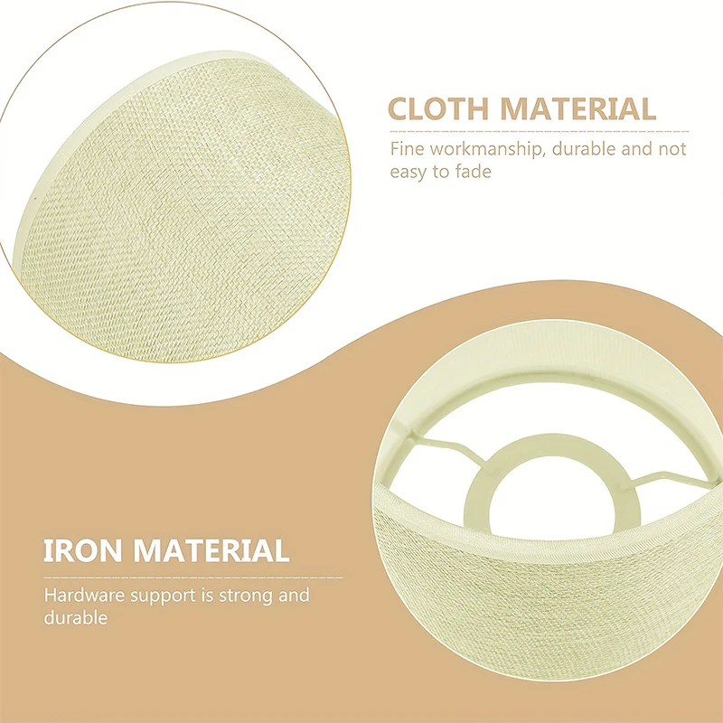 Новая Скандинавская тканевая лампа-Тень для стены настольные лампы крышка