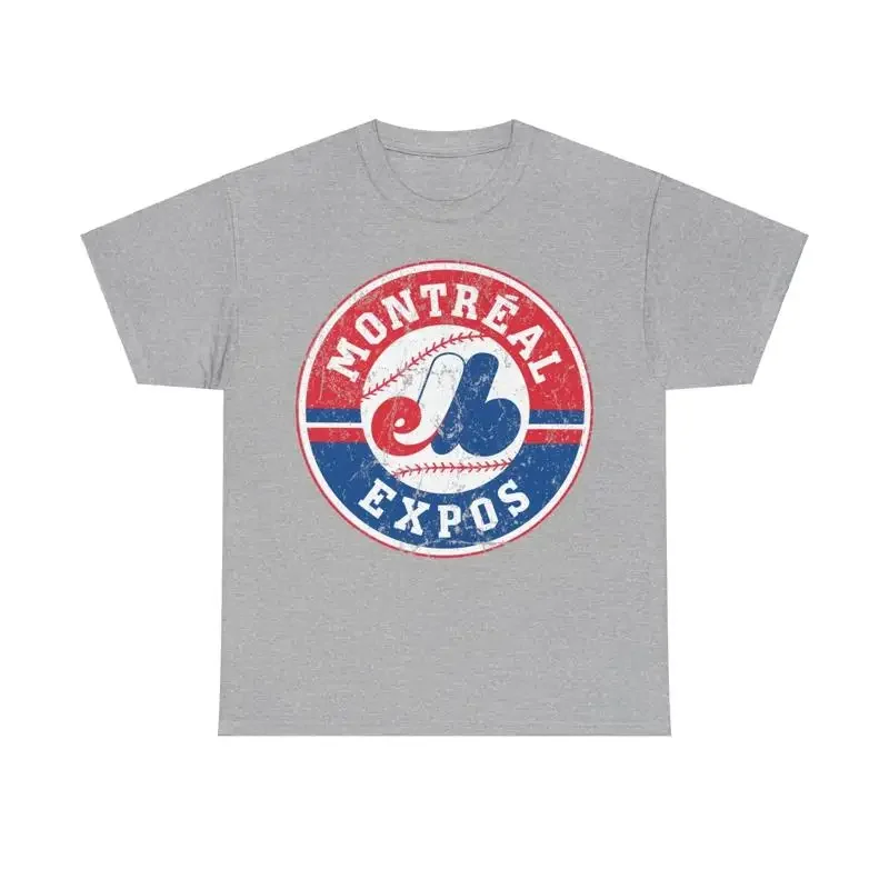 Фото Бейсбольная футболка с круглым логотипом Montreal Expos