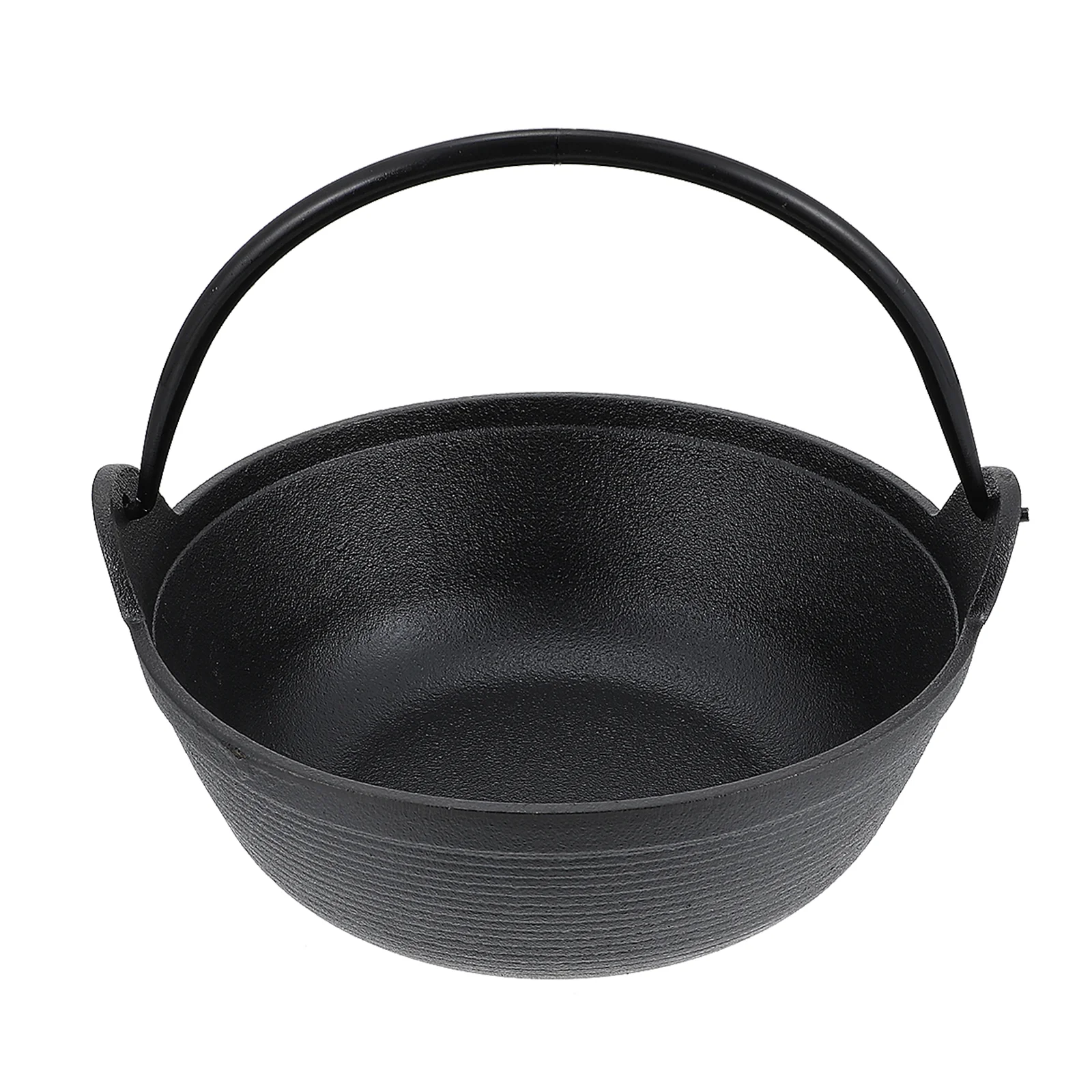 

Pot Sukiyaki Shabu Iron Cast Japanese Cooker Ramen Home Cookware Traditional Serving Cooking Camping Picnic Barbecue Pan