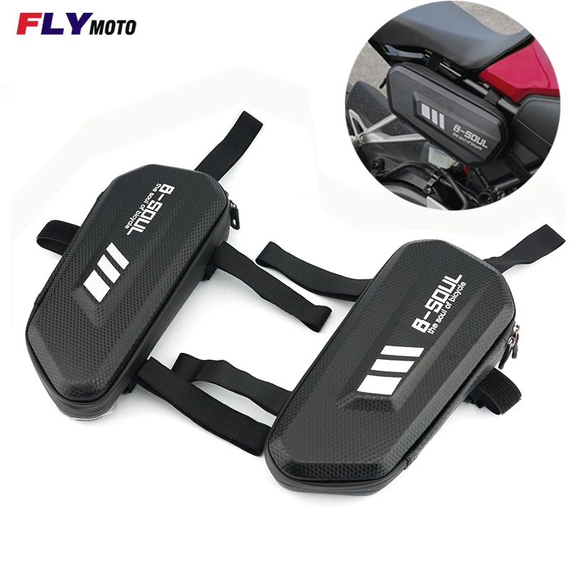 

Новинка для Suzuki Triumph Benali Apulia CFMOTO Ducati Honda KTM BMW Модифицированная Боковая Сумка для мотоцикла жесткий корпус Водонепроницаемая треугольная сум...