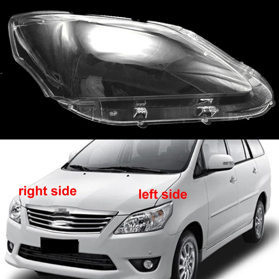 

For Toyota Innova 2012 2013 2014 Headlamp Cover Lampshade Lamp Headlight Shell Lens Plexiglass Replace Original Lampshade