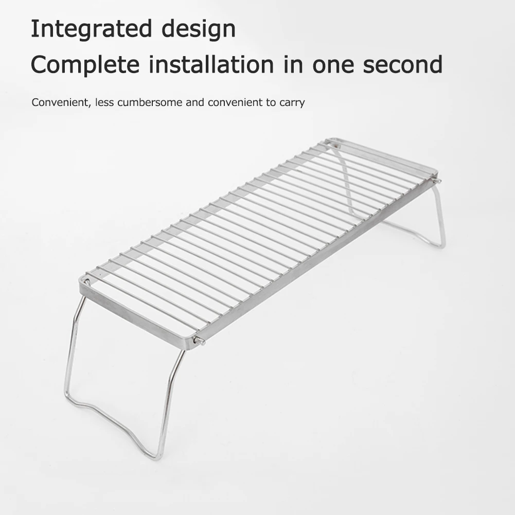 

Складная подставка для кастрюль и гриля, из нержавеющей стали