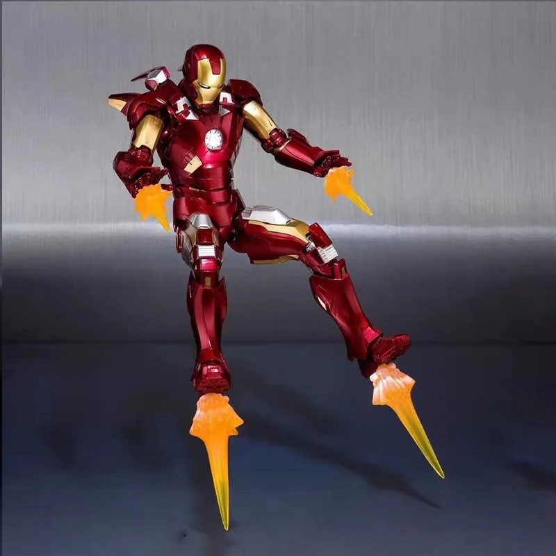 

ZD Original Marvel Legends Iron Man Mark 7 Mark20 The Avengers Anime Figure Action Model Collectible Toys Gift for Children