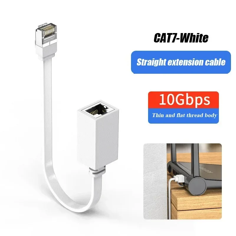 

Угловой сетевой кабель CAT7 RJ45 10G