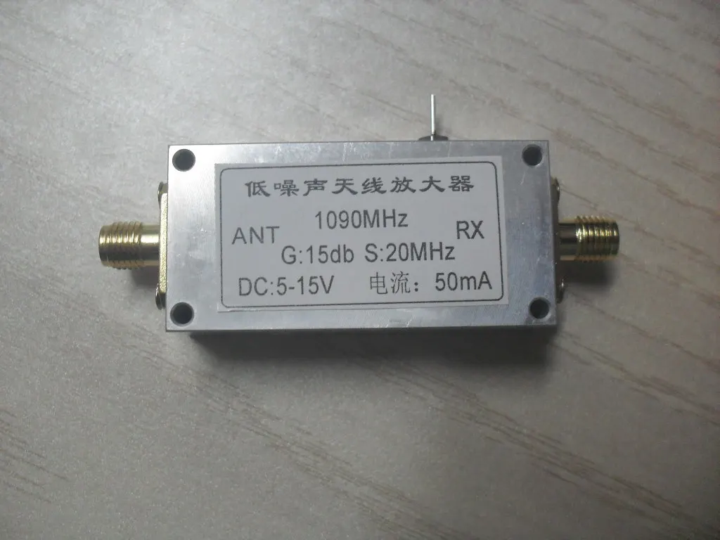 

1PC 1090MHz Bandpass Antenna Amplifier Amplifier LNA Software Radio SDR ADS-B