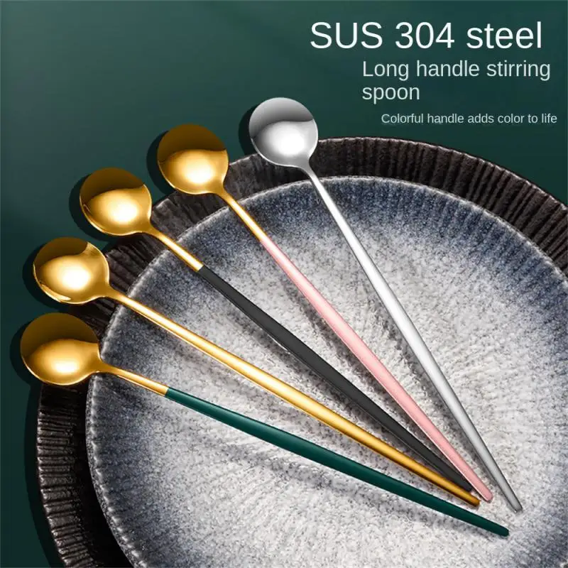 Ложка для супа мороженого десерта портативные столовые приборы чайная ложка