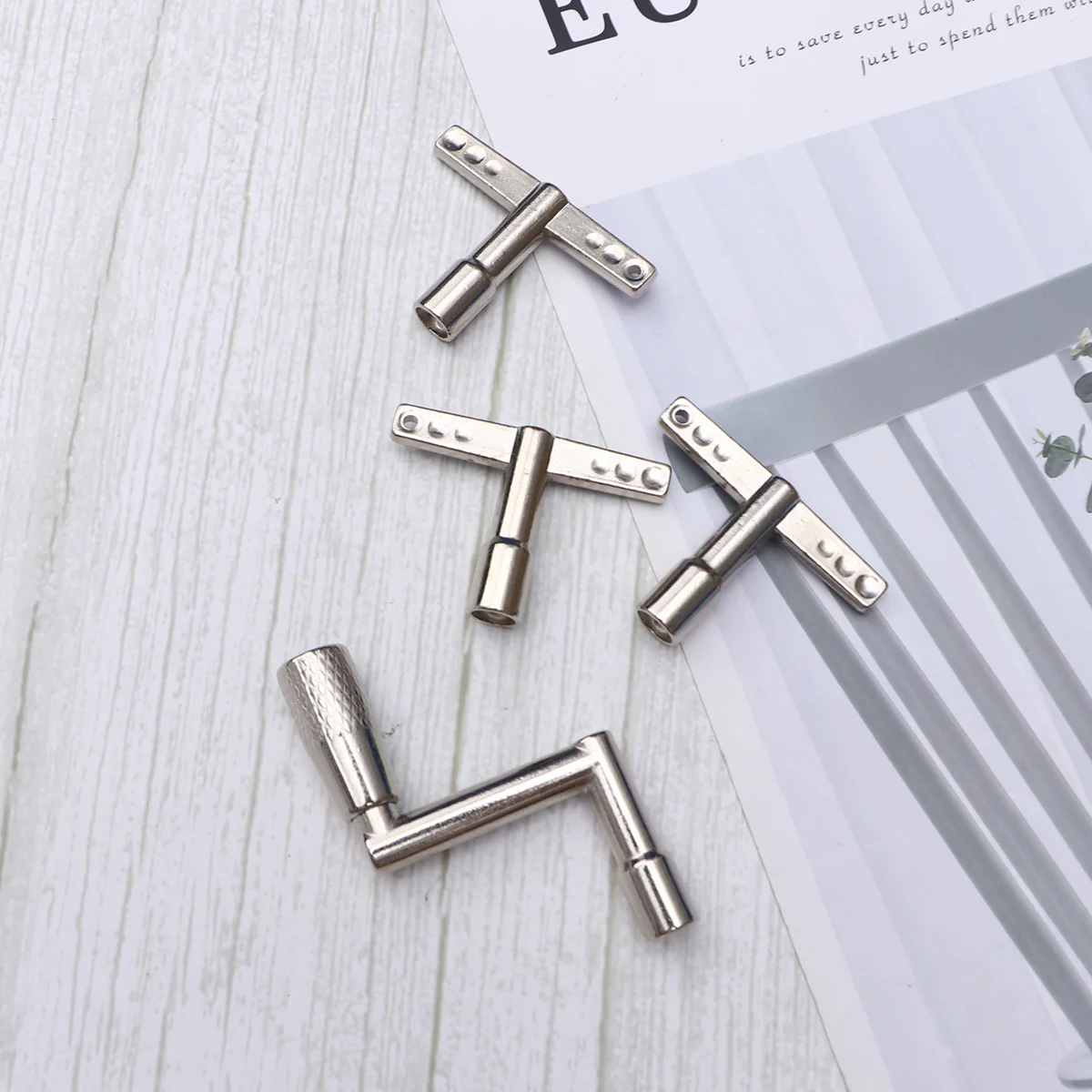 

4pcs Drum Key Wrench Unloading Drum Key Fast Loading Plate Hand Drummer (3pcs T Type Keys and 1pc Z Type Key)
