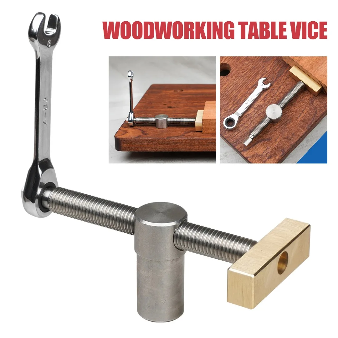 

Woodworking Desktop Vise Fixing Tool Brass Retaining Block Tenon Bar Bench Vise Table Vise Repair Tool For Grinding Drilling