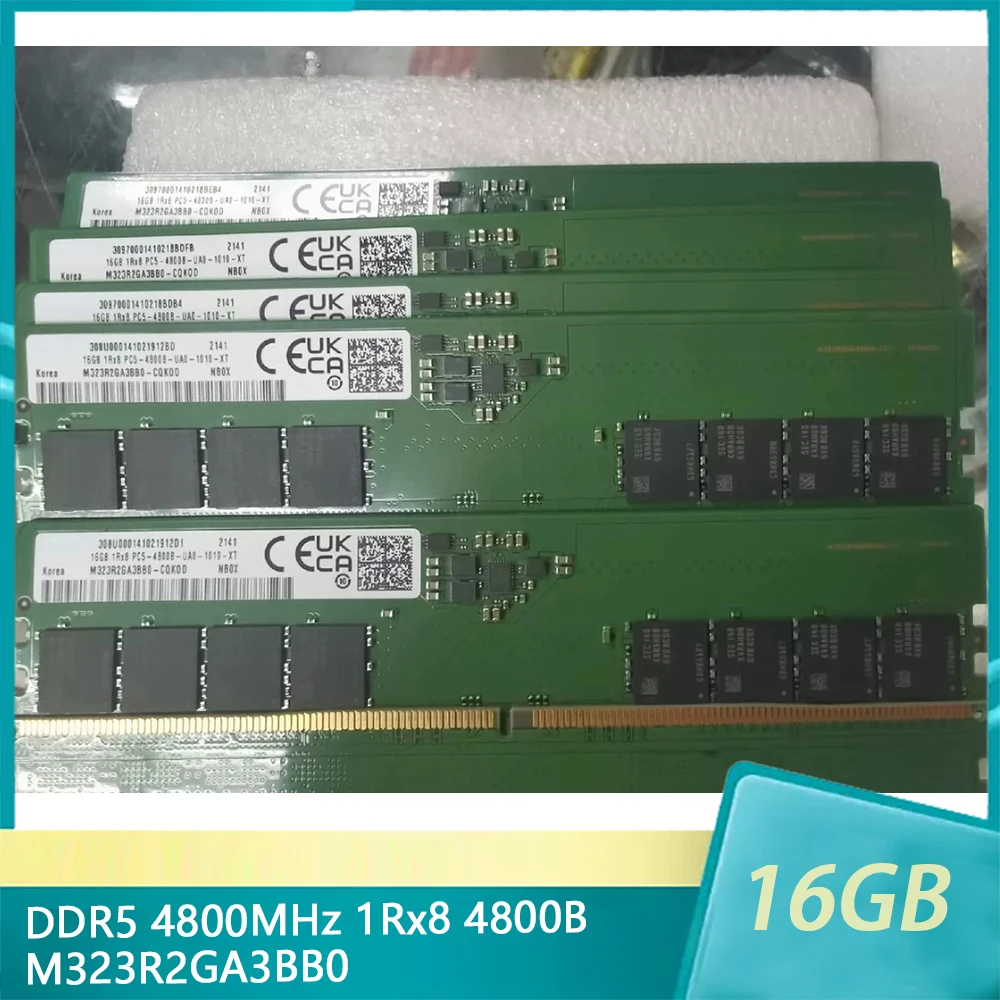 

RAM 16GB DDR5 4800MHz 1Rx8 4800B M323R2GA3BB0 For Samsung Desktop Memory Fast Ship High Quality