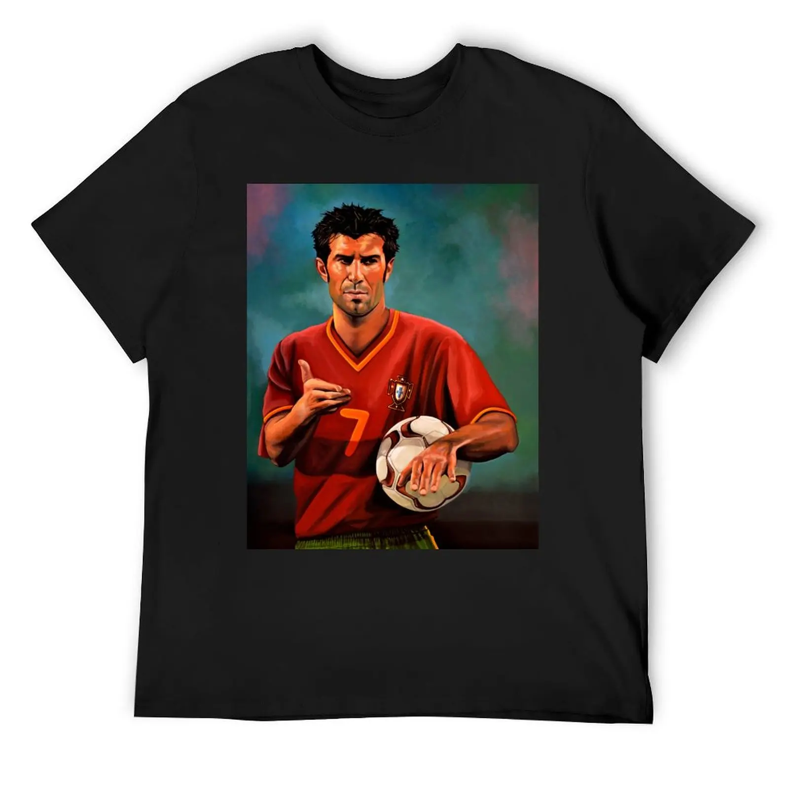 Футболка Luis Figo Painting баскетбольные футболки с рисунком простые мужские