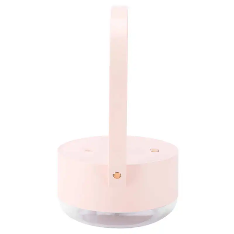 

Mist Humidifier 350ml Water Tank Timing Function Low Noise USB Humidifier Pink with Night Light for Home for Bedroom for Office