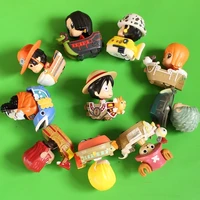 mcdonaldas one piece figure 10pcs doll roronoa zoro usopp vinsmoke sanji ornament accessories collect toy pretend play present