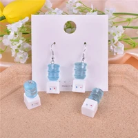 muhna 10pcspack dollhouse 3d drinking fountain resin charms earring bracelet diy jewelry making water dispenser design pendants