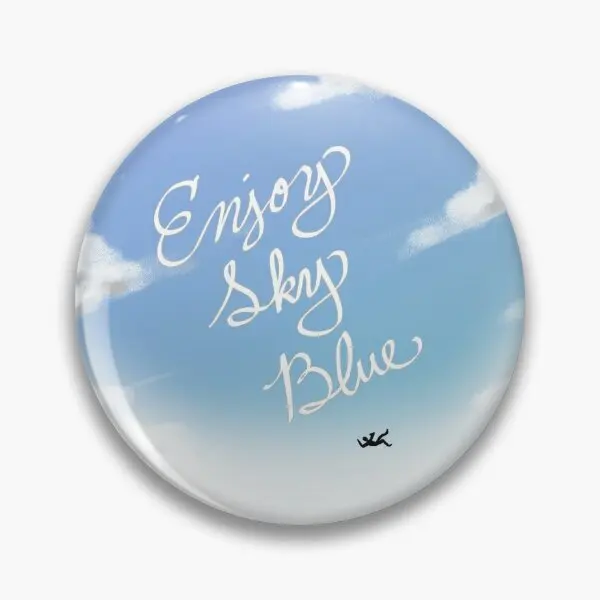 

Enjoy Sky Blue B мягкая булавка для пуговиц одежда милая женская шляпа мультяшный подарок креативная брошь ювелирное изделие воротник металлический декор забавная Мода