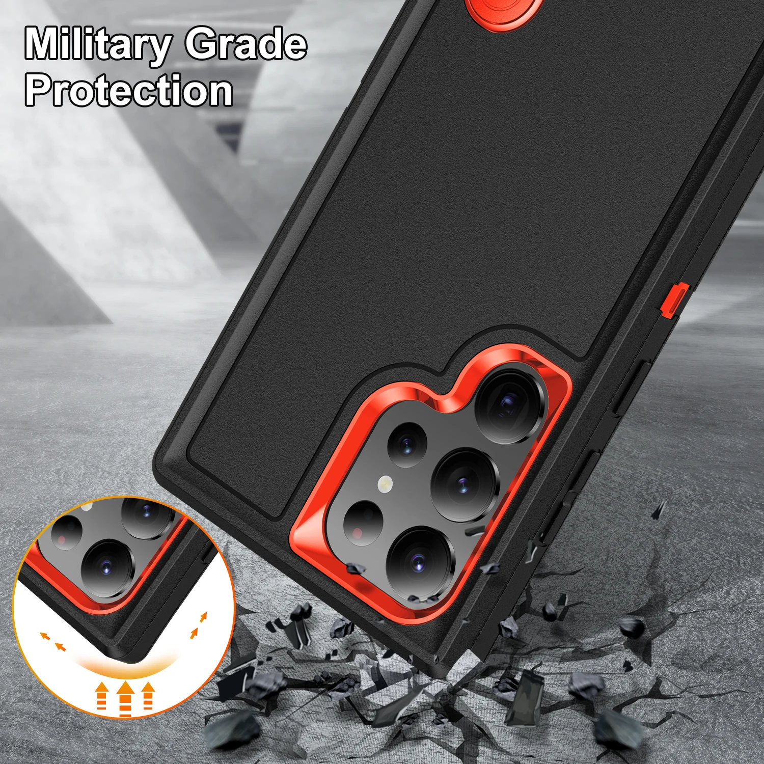 Фото Чехол для Samsung A53 A14 A54 A17 A18 A16 A56 A36 A26 A37 5G, сверхпрочный, ударопрочный, защитный от царапин, с подставкой №4