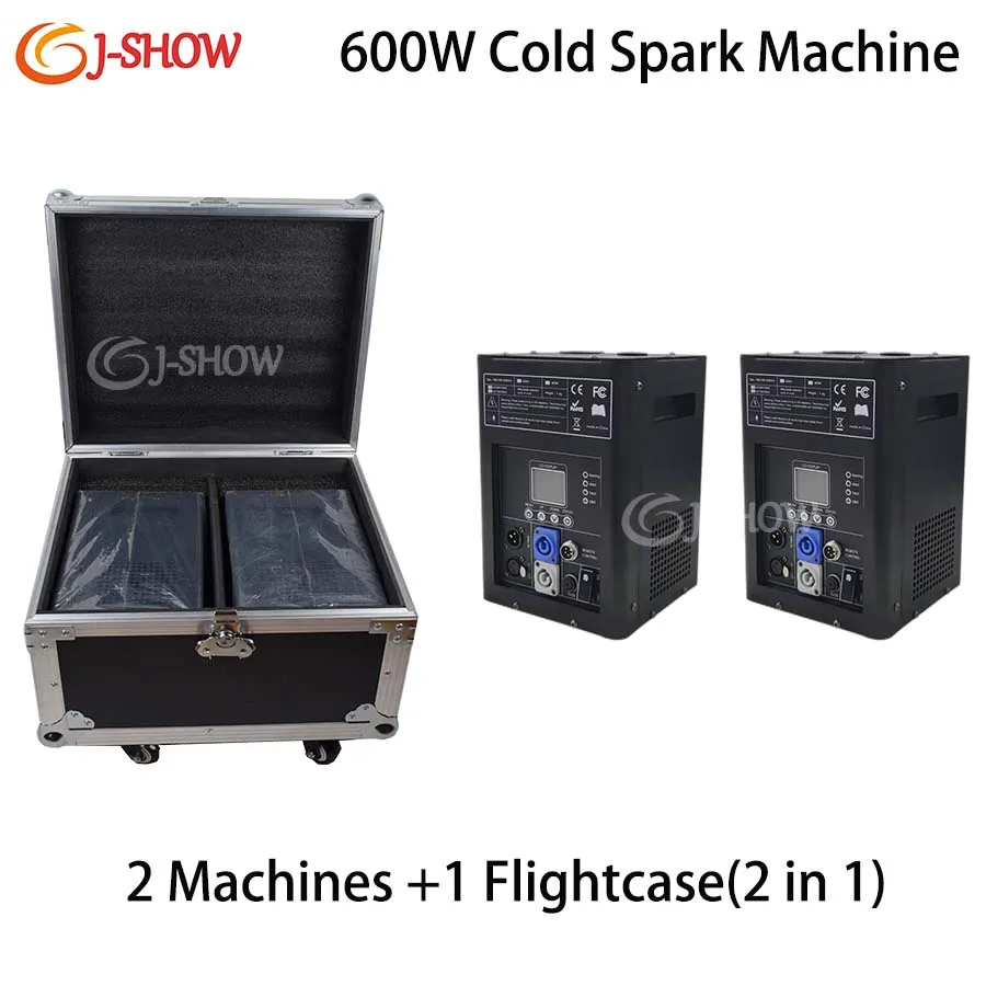 Аппарат холодной свечи без налога, 600 Вт, с корпусом для фонарика, DMX ...