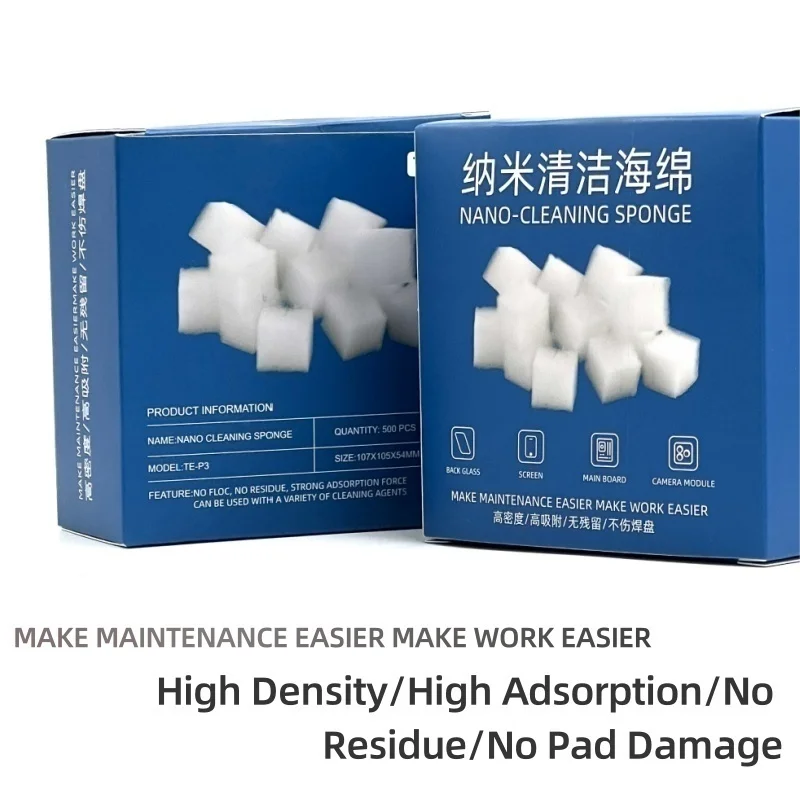 Нано-чистящая губка для ЖК-экрана мобильного телефона без остатков печатной