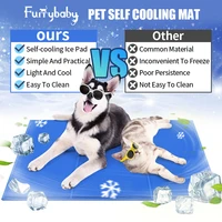 pet cold gel pad dog ice cream summer soft self cooling mat cool down pet ice pad mattress pets cool mat bed cat cushion cooling