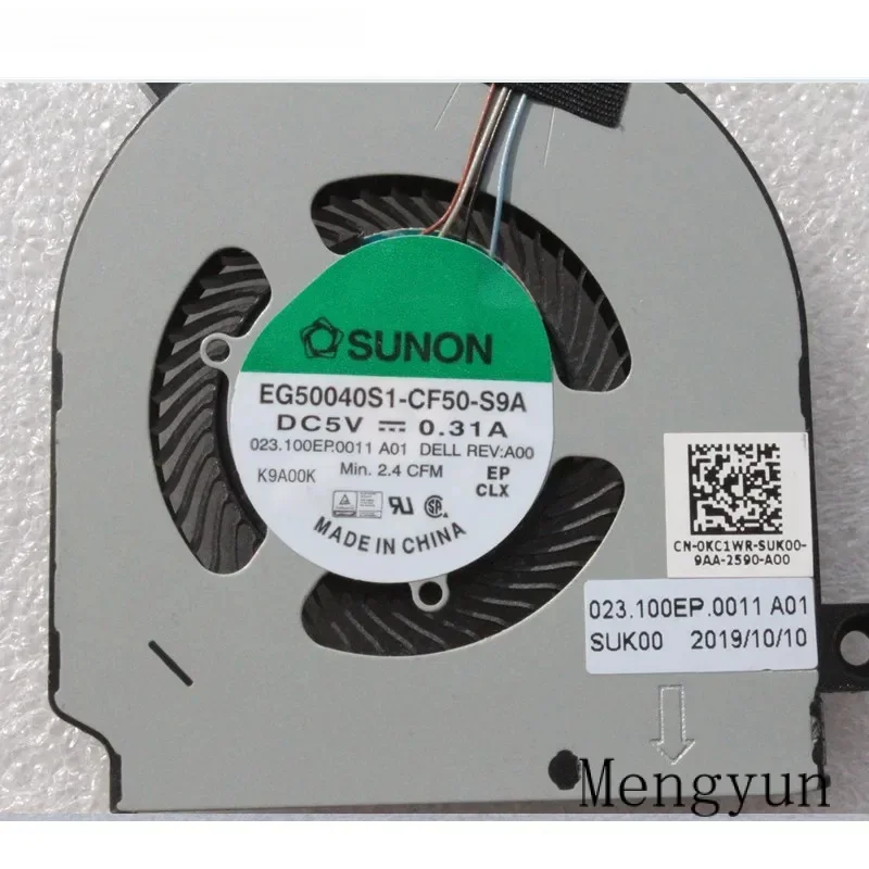 Новый оригинальный вентилятор охлаждения процессора ноутбука для Dell Latitude 13 5300