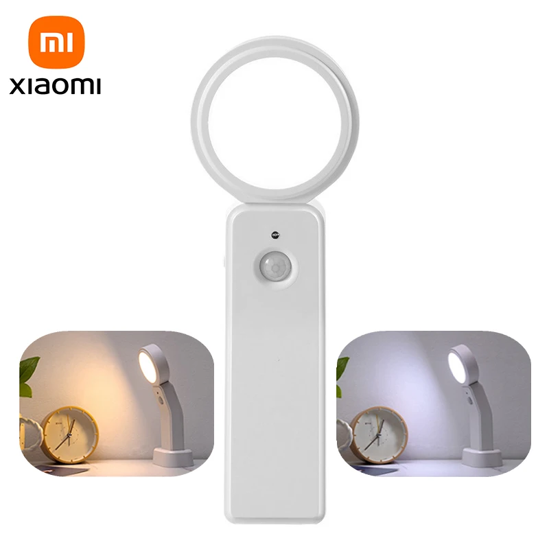 

Xiaomi Mijia LED Night Light Motion Sensor Wireless USB Rechargeable Night Lamp for Kitchen Cabinet Wardrobe Lamp Bedroom Decor