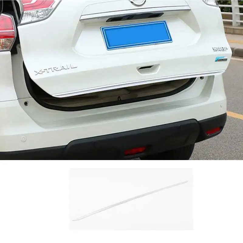 

Накладка на заднюю дверь автомобиля, накладка на педаль багажника, украшение для Nissan X Trail T32 2014-2021 Rouge X-trail, внешние аксессуары, Стайлинг