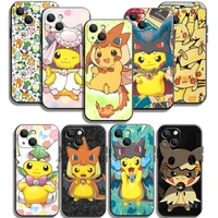 pokemon pikachu phone cases for iphone 11 12 pro max 6s 7 8 plus xs max 12 13 mini x xr se 2020 back cover funda coque soft tpu