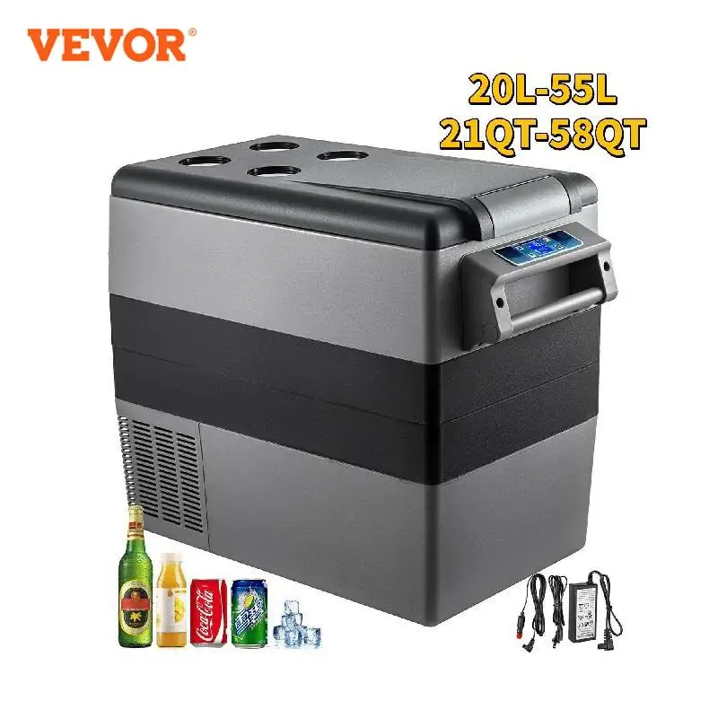 Freezer Portable Compressor Cooler 12/24v Dc 110-240v Ice Box For Camping
