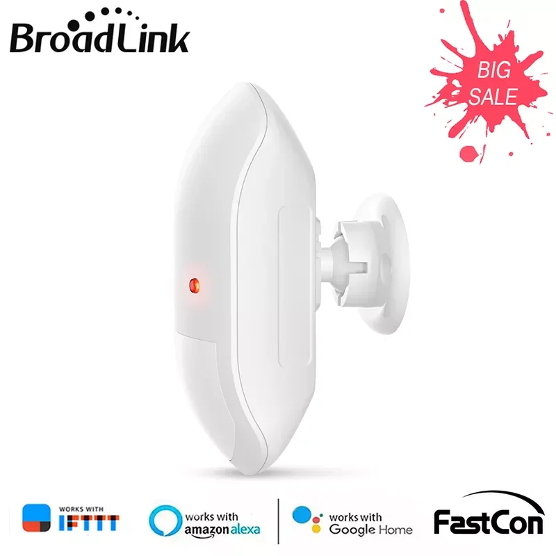

Умный датчик движения BroadLink, умная домашняя система безопасности, приложение, удаленный монитор, оповещение, работает с Alexa Google Home IFTTT