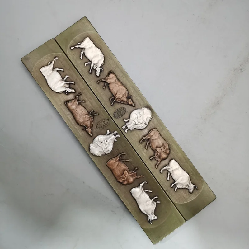 Оптовая продажа антикварные материалы для каллиграфии латунные украшения