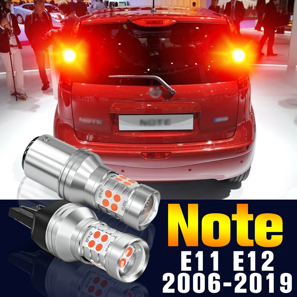 

2pcs LED Brake Light Bulb Lamp For Nissan Note E11 E12 2006-2012 2007 2008 2009 2010 2011 Accessories