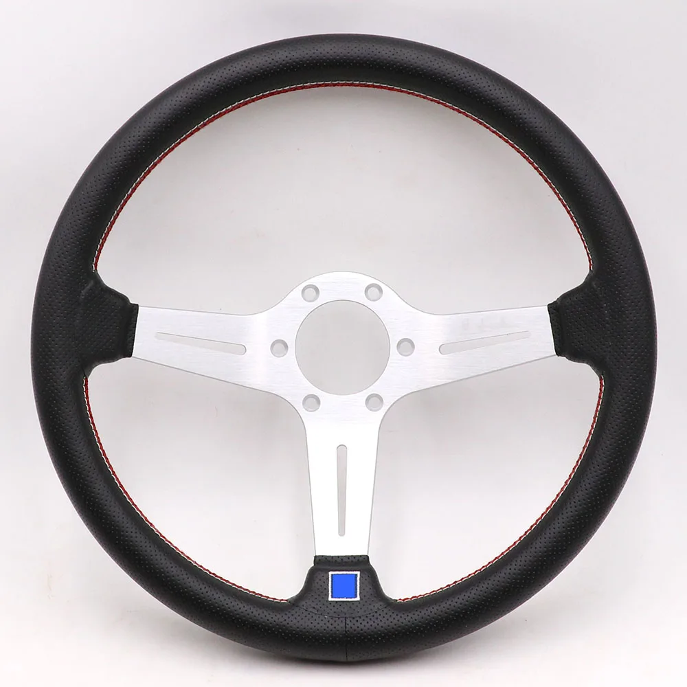 

14inch Italy ND Lightweight Aluminum Drift Sport Steering Wheel Real leather Steering wheels