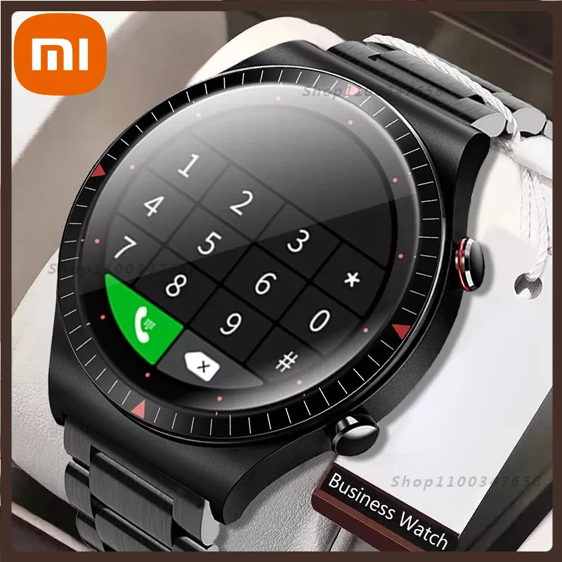 

Xiaomi Luxury Bussiness Smart Watch Men Bluetooth Call Heart Rate TWS Music Playback Recording Sports Smartwatch for Android IOS