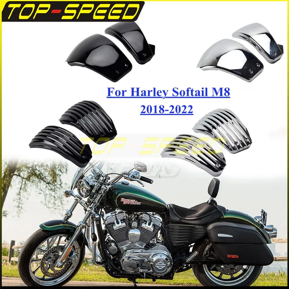 

ABS Battery Side Fairing Cover For Harley Softail M8 Deluxe Heritage Classic Street Bob 114 FLHC FXBB Low Rider Standard 18-2022