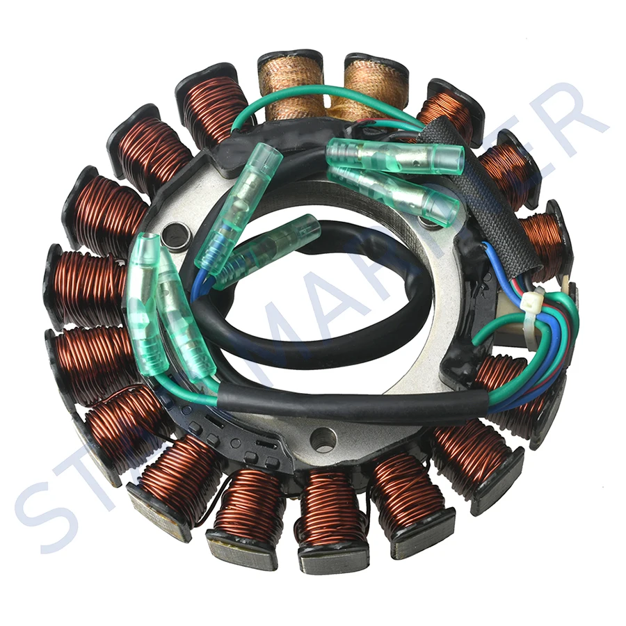 Статор 6AH-85510-00 для подвесного 4-тактного двигателя Yamaha F9.9 F13.5 F15 F20 F20-05000200 TJ6114