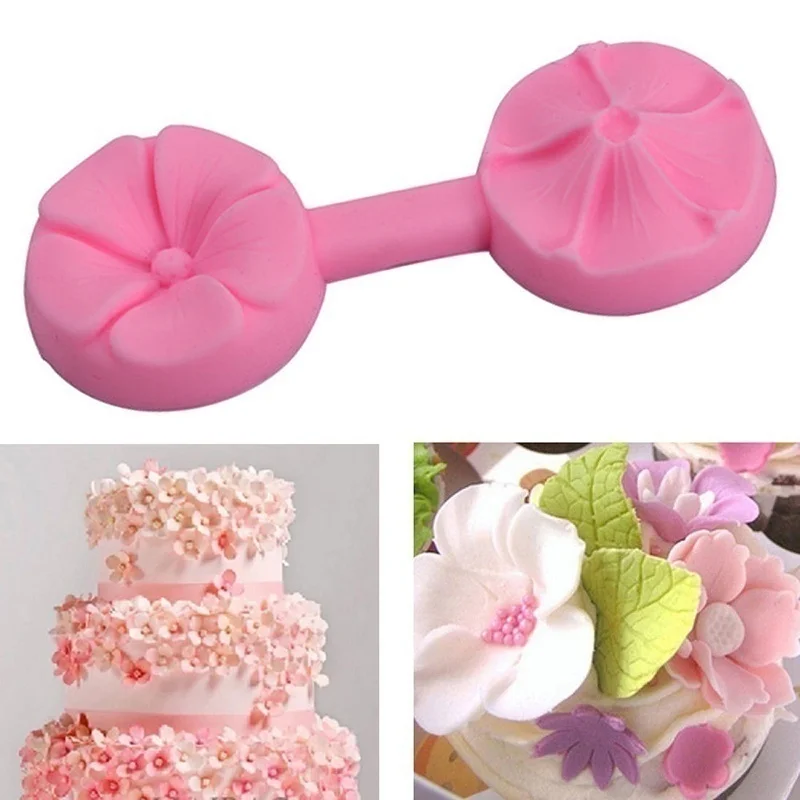 

Bloom Rose Silicone Cake Mold 3D Flower Fondant Mold Cupcake Jelly Candy Chocolate Decoration Baking Tool Moulds Bakeware