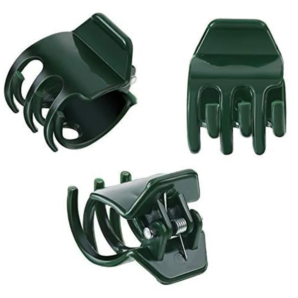 

20pcs Plastic Plant Support Clips Grafting Clips Orchid Stem Clip Vine Support Vegetables Flower Tied Branch Clamp Garden Tool