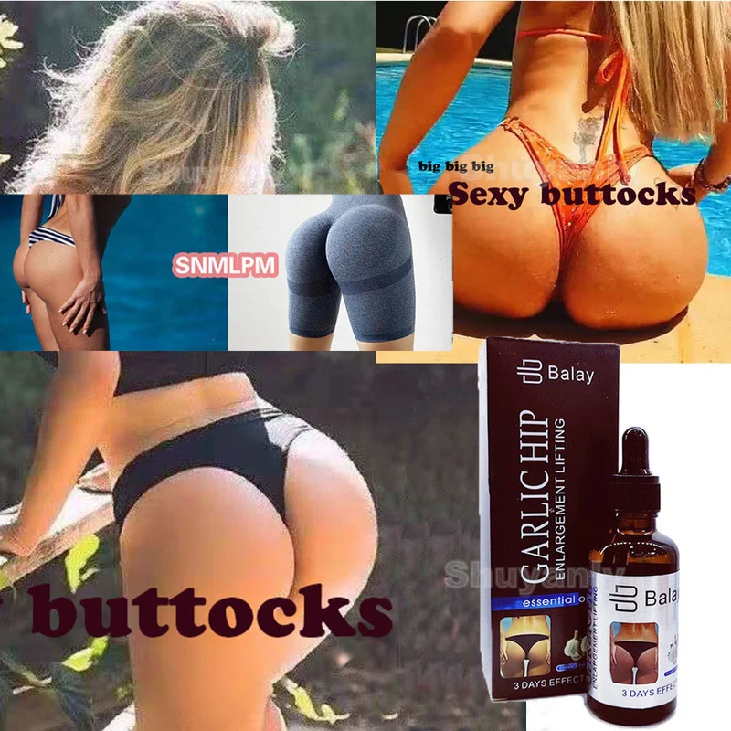 

New 50ml Garlic Rich Ass Buttocks Essential Oils Effective Hip Lift Up Butt Lift Bigger Buttock Cream Enlargement Body Care Oil